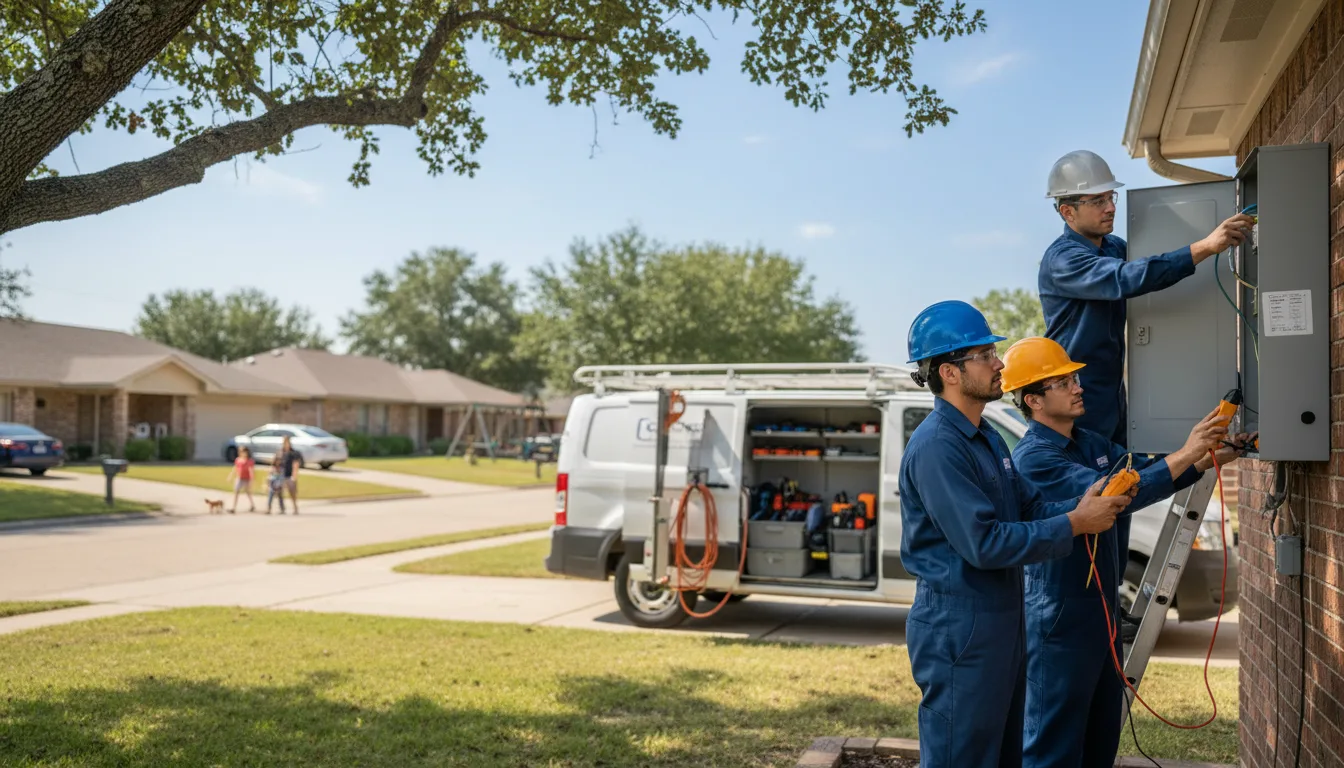 Certified electrician providing emergency electrical services in Tilden, IL